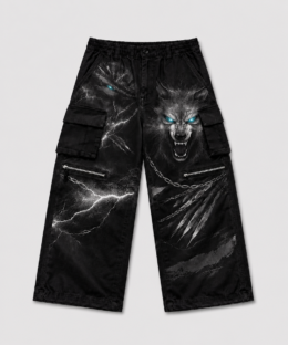 Diseño Lobo Eléctrico - Pantalón Cargo