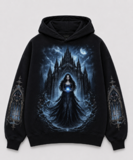 Gótica Luna Oscura - Sudadera con Capucha