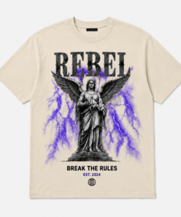 Rebel Angel - Camiseta Oversize